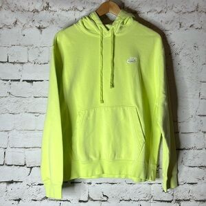 NIKE Men’s neon hooded sweatshirt M